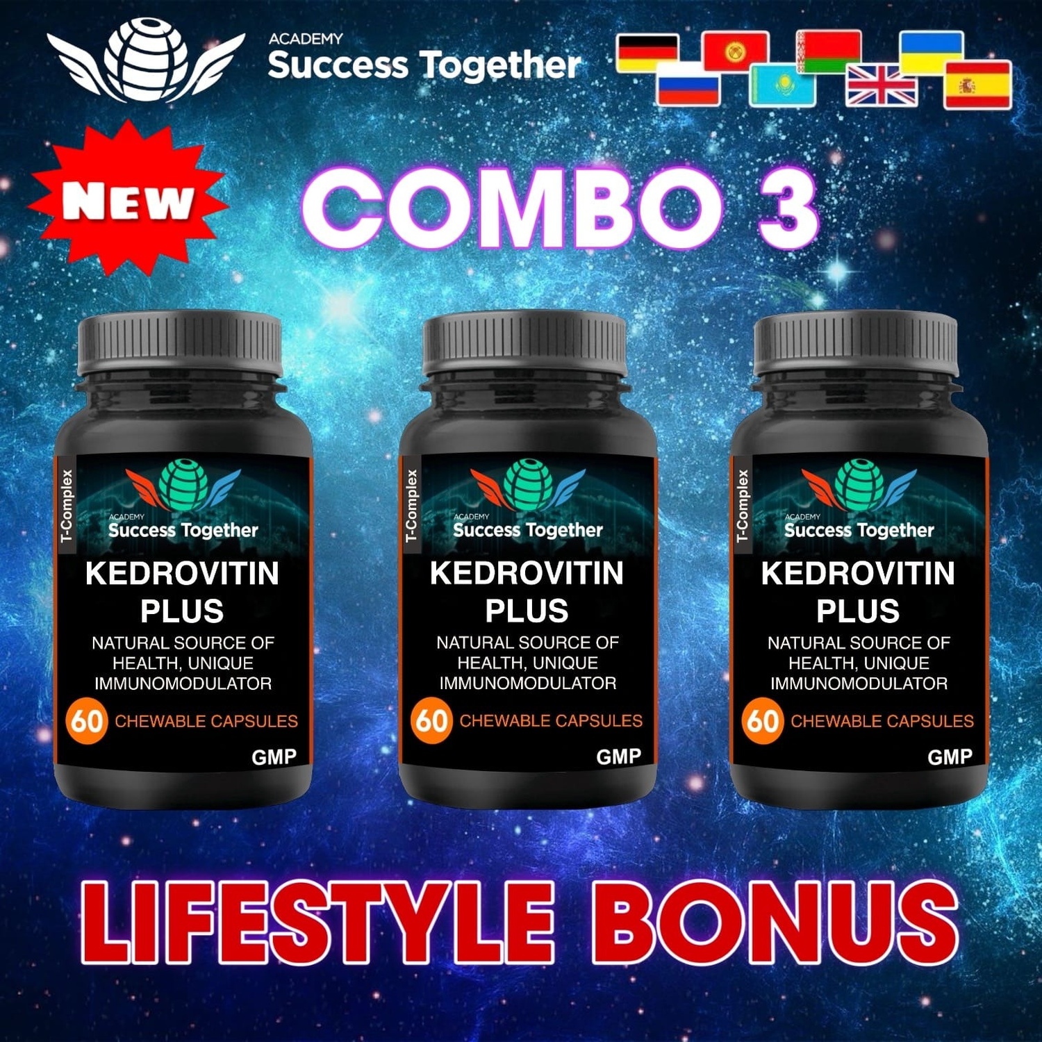Combo3 Kedrovitin plus x3