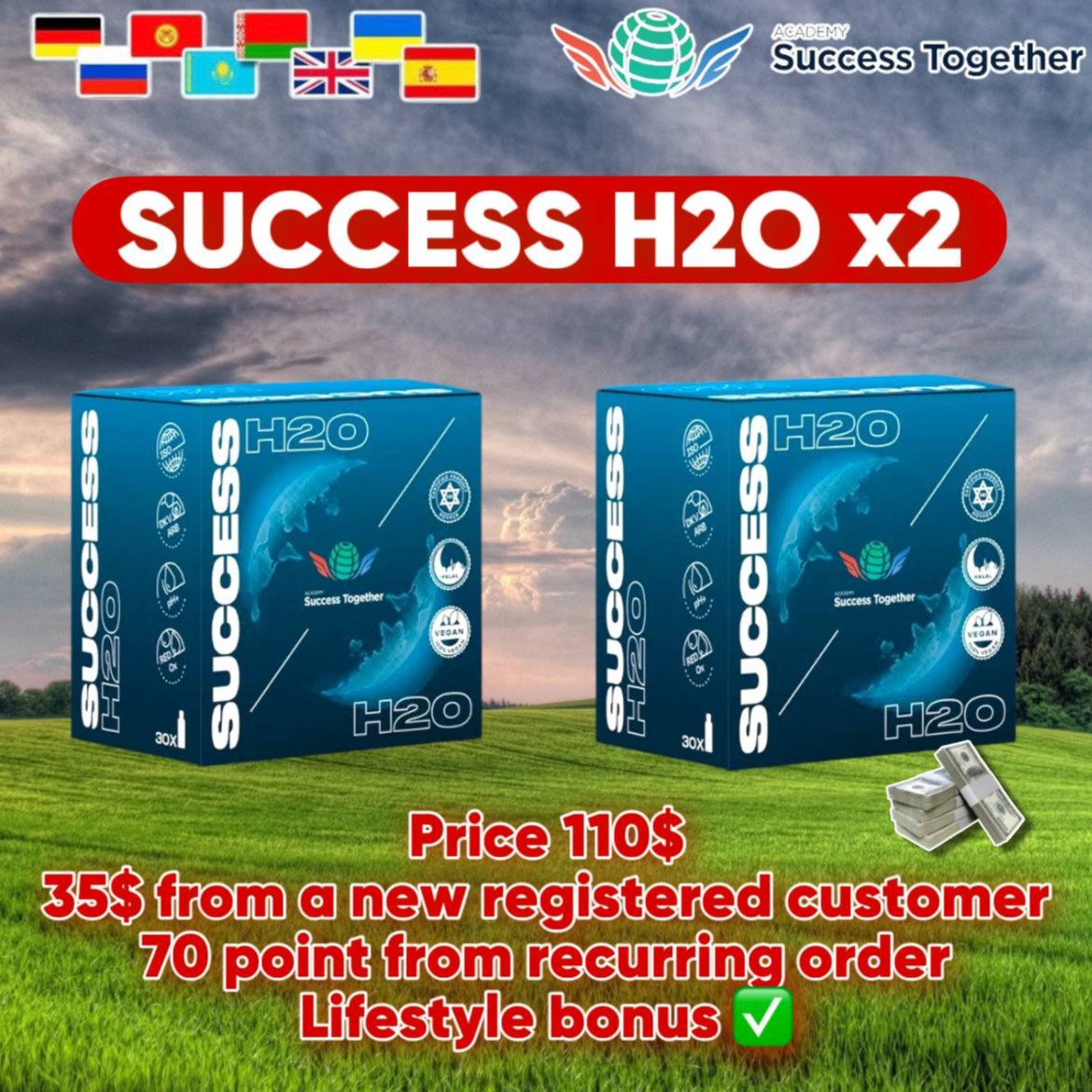 Success H2O x2