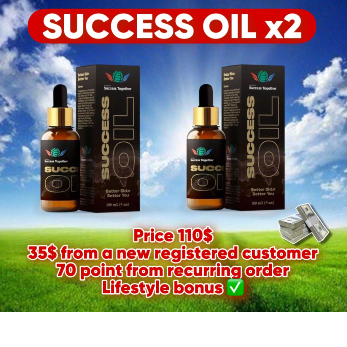 Success Oil x2