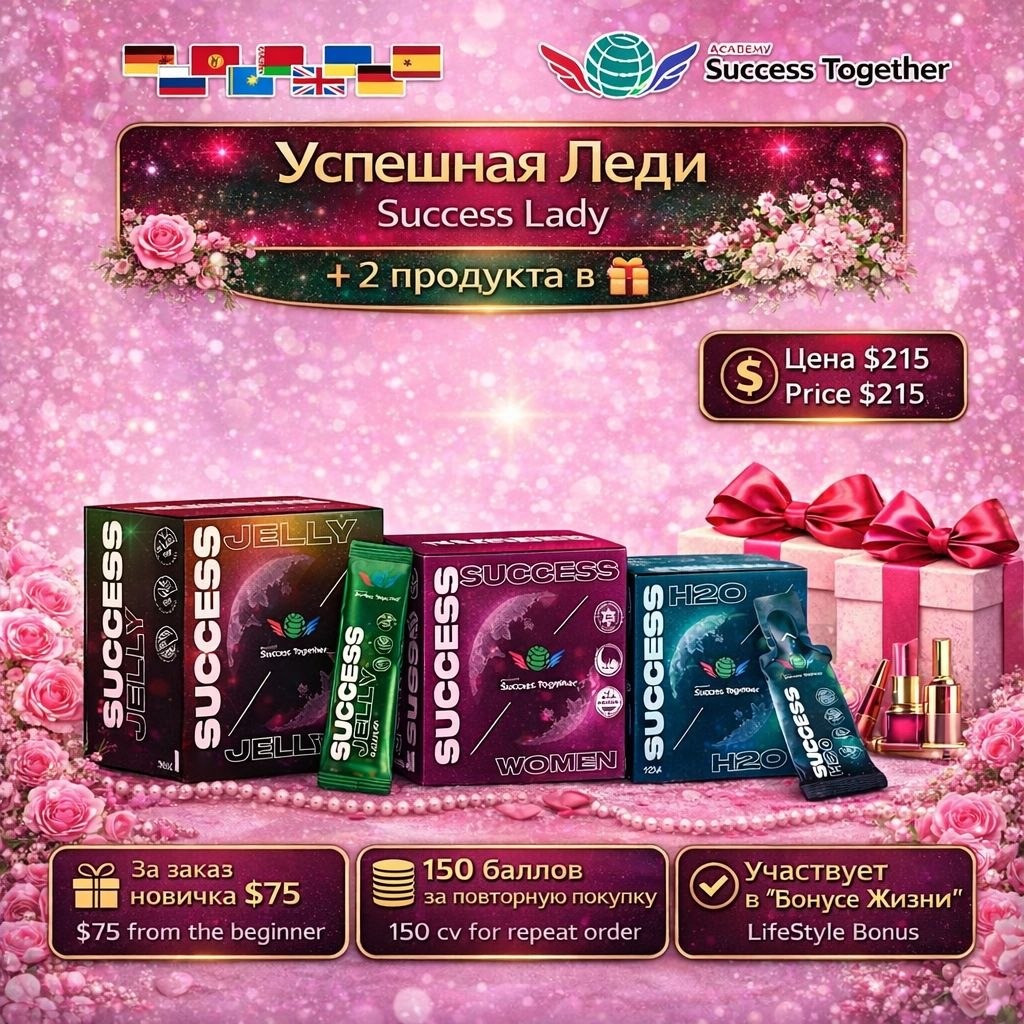 Success Jelly + Success Women + Success H2O = 2 Surprises