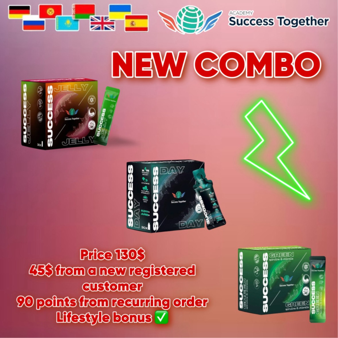 Success Jelly + Success Day + Success Green